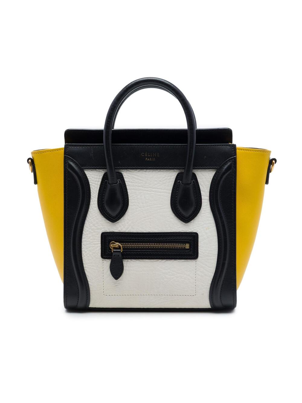 Celine Nano Tricolor Nubuck And Drummed #298019C95B